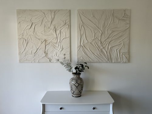 Structured Art Leinwand 80x80cm
